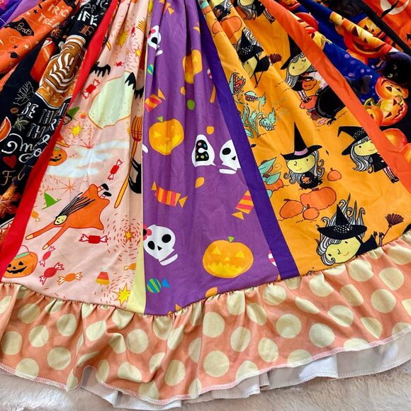 Halloween Twirl Dress Size 6-7T - Picture 3 of 8